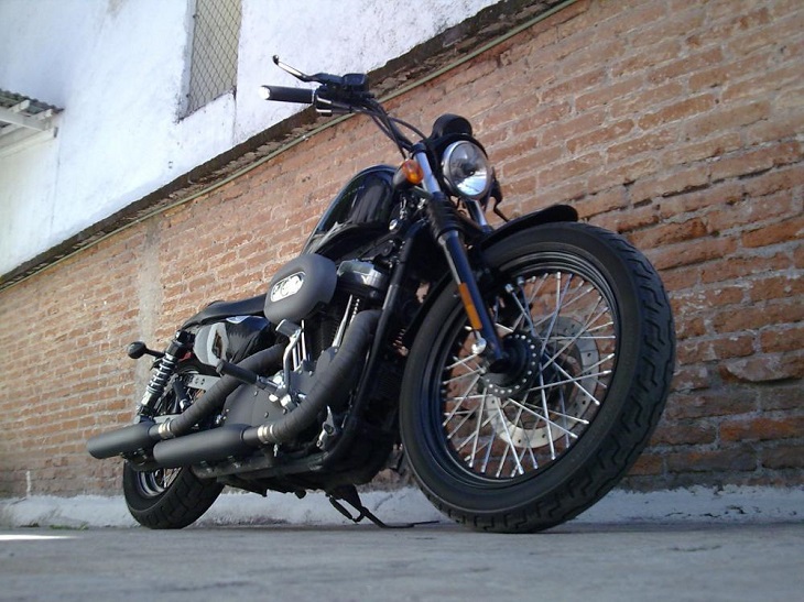 wrapping motorcycle exhaust