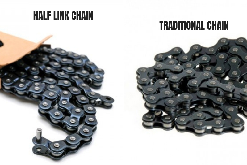 half link bmx chain vs traditional chain