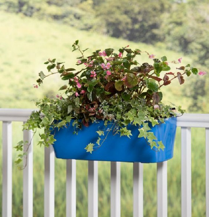 self-watering balcony planters