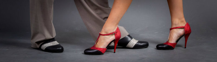 tango dance shoe on