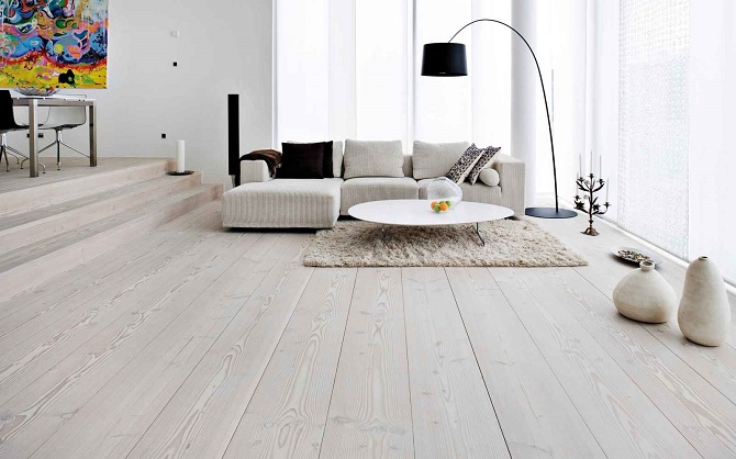 LVT plank flooring