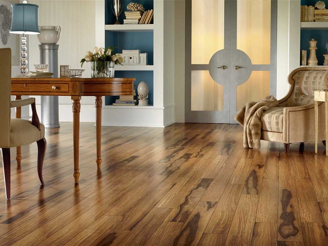 stylish looking living room flooring