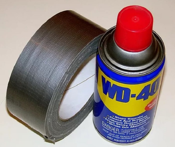 removing-masking-tape with wd-40