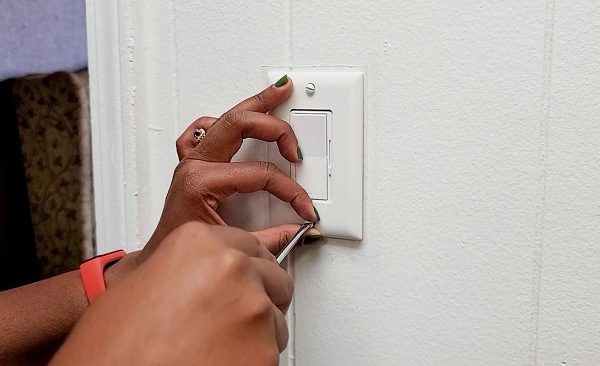 White Light Switch Cover