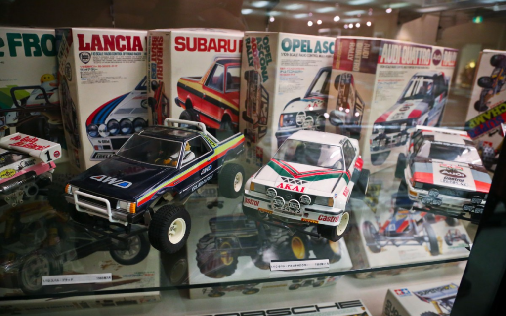 Tamiya models different kinds of toy cars 