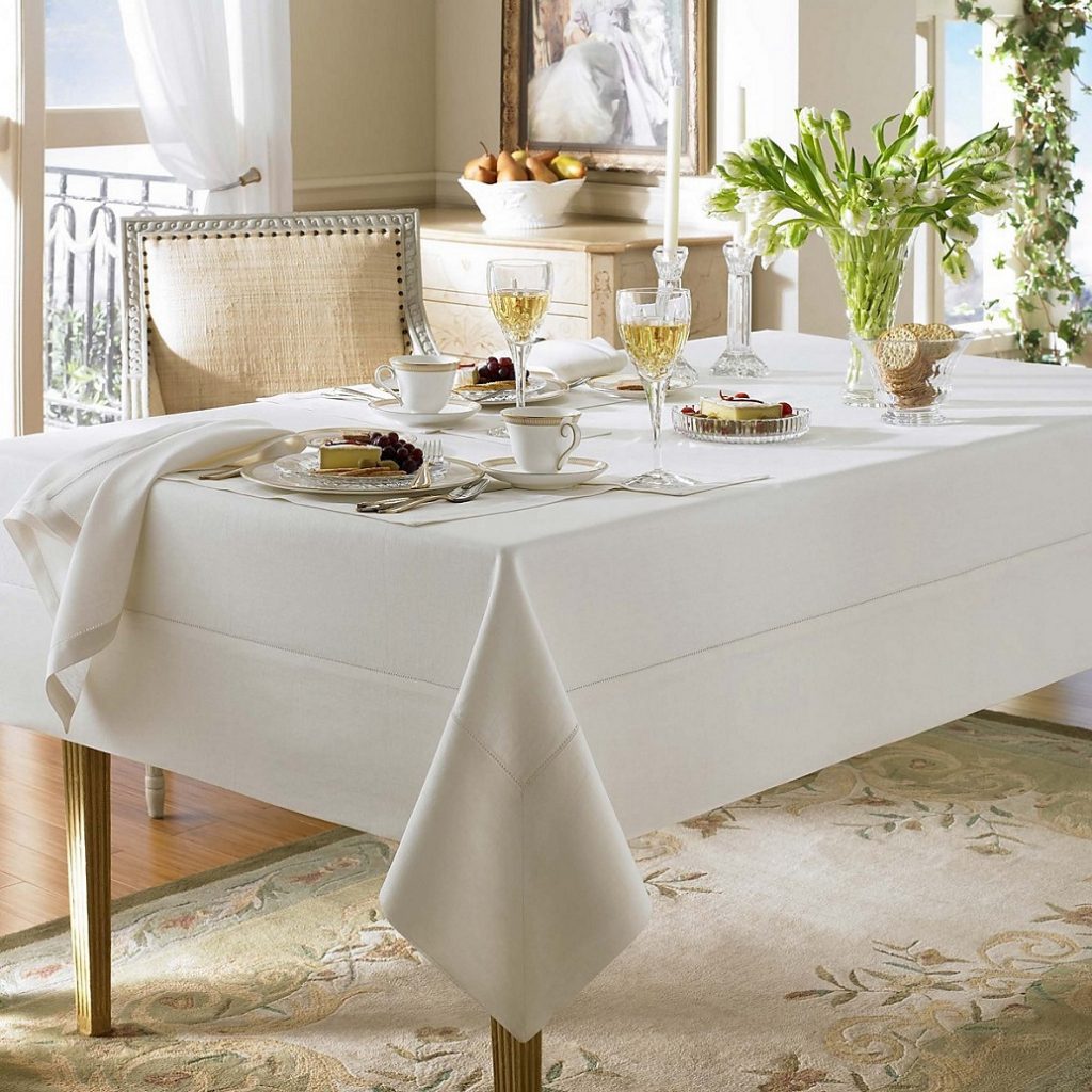 White Table linen