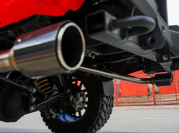 Aftermarket exhaust on Ford Ranger