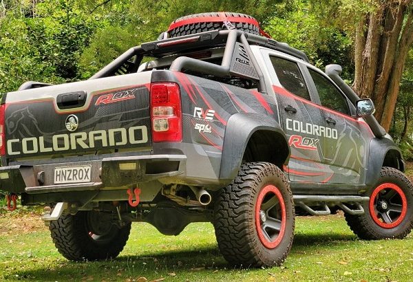 Holden Colorado with aftermarket exhaust