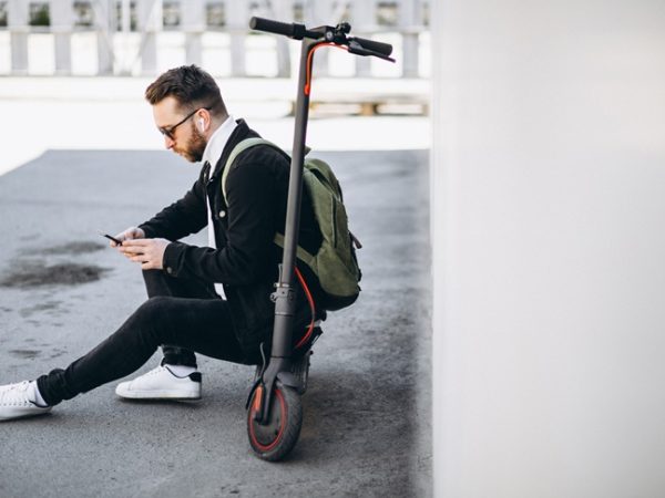 scooter riding