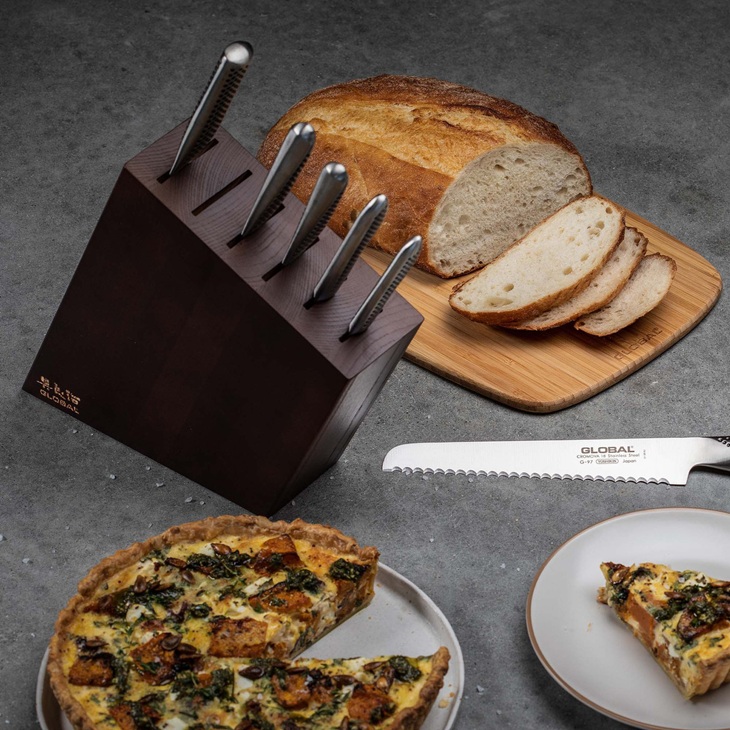 Kyoto 7 Piece Knife Block Set - Ash