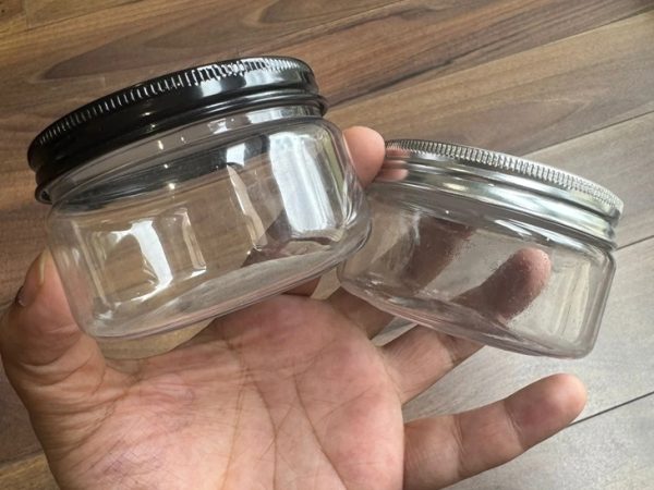 empty PET jars
